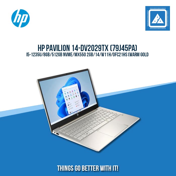 HP PAVILION 14-DV2029TX (79J45PA) I5-1235U  | Best for Students and Freelancers Laptop HP PAVILION 14-DV2029TX (79J45PA) I5-1235U  | Best for Students and Freelancers Laptop